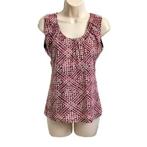 BOGO Nine and Co. Nine West Women’s M Brown Sleeveless Scoopneck Blouse